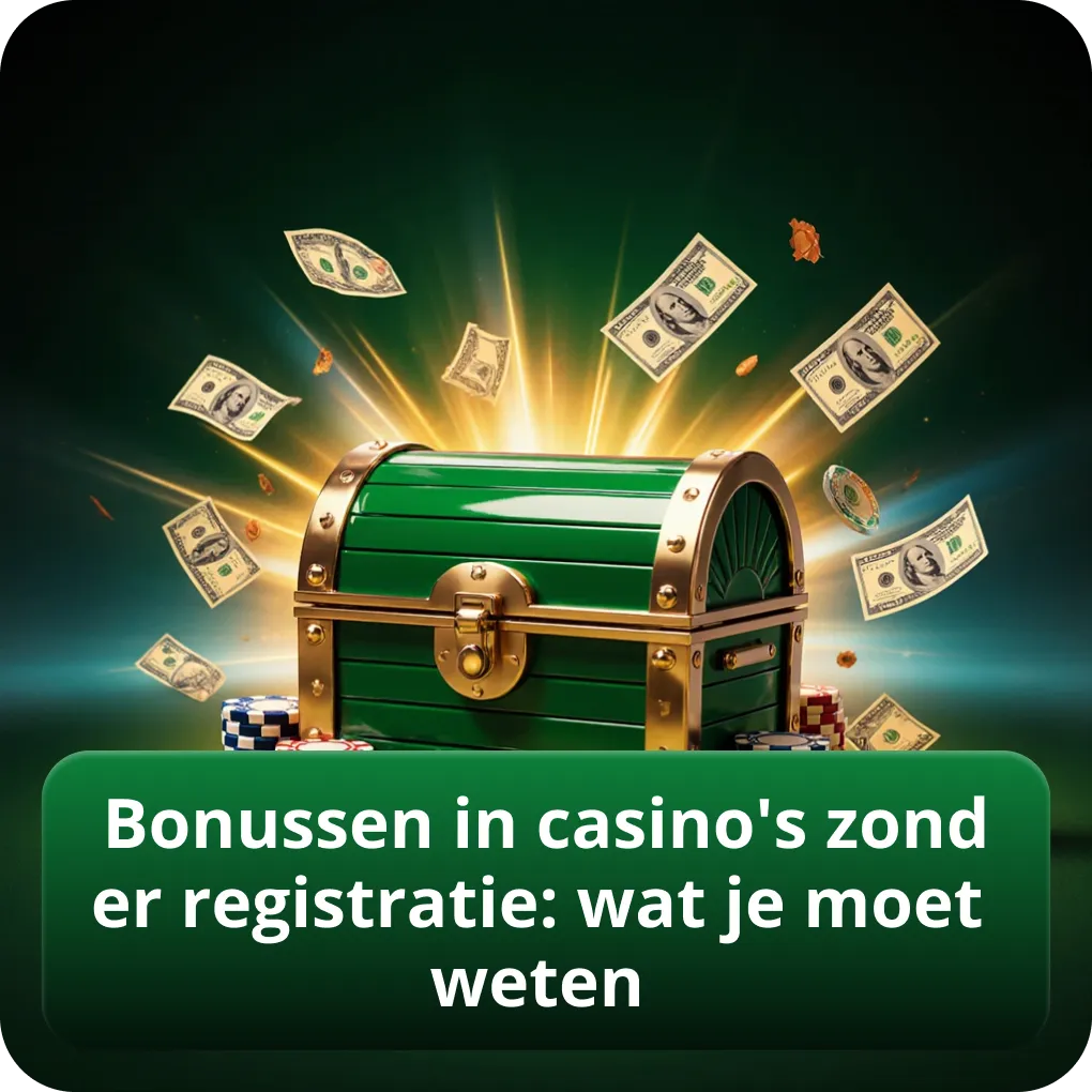 Bonussen in casino's zonder registratie: wat je moet weten
