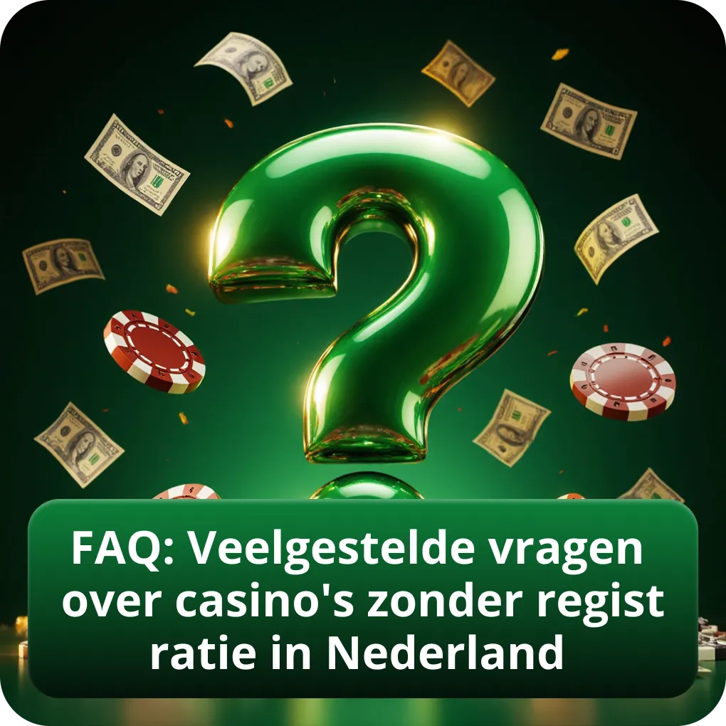 FAQ: Veelgestelde vragen over casino's zonder registratie in Nederland